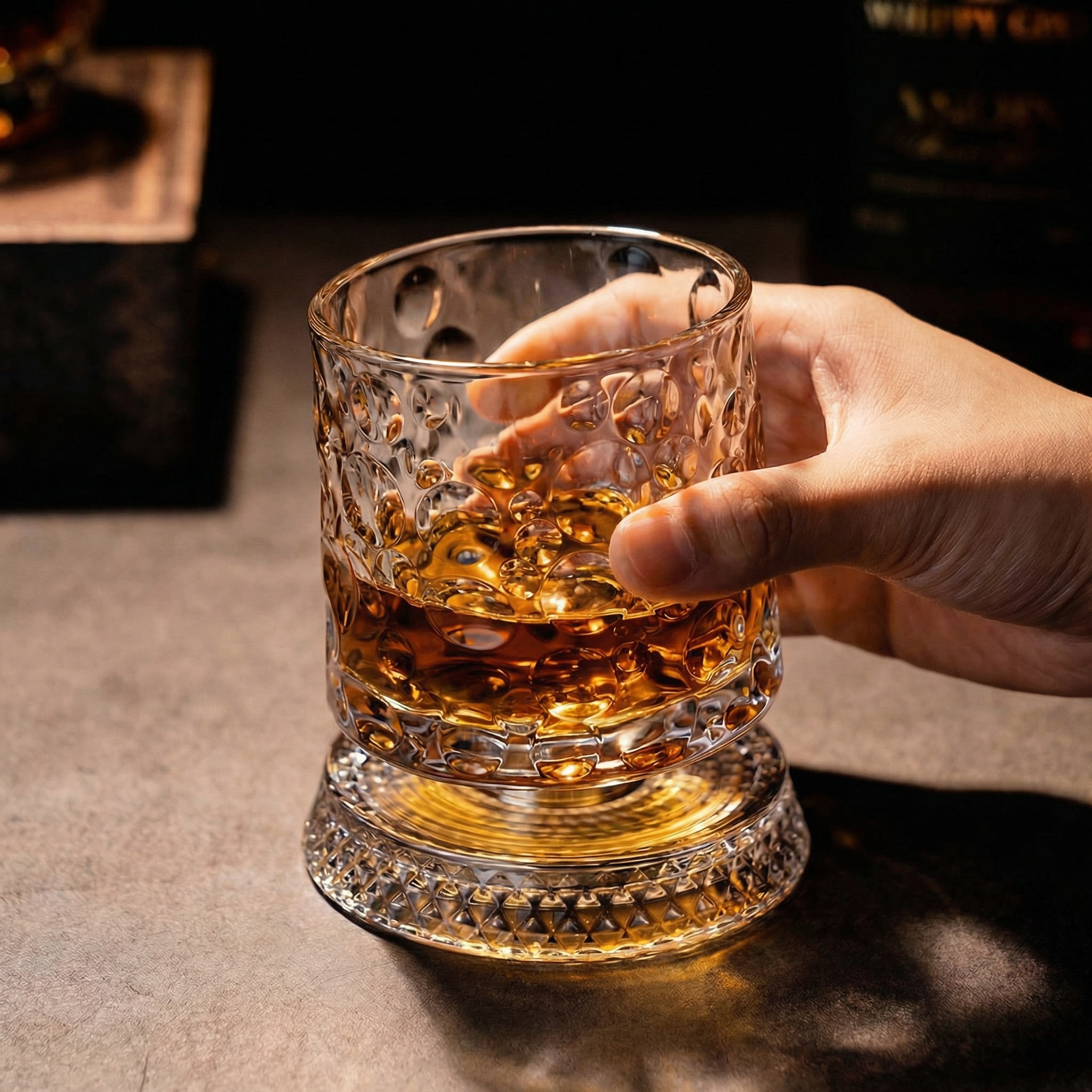 Vori™ Rotating Whiskey Glass